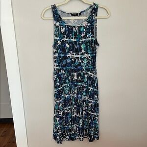 Apt. 9 Vibrant Blue and Green Midi Dress